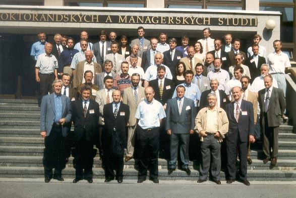 Photo from the meeting held in Prague in 1999
